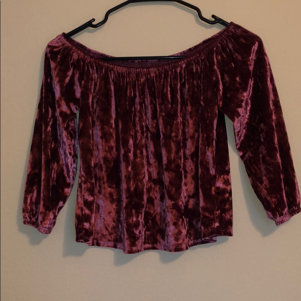 Velvet top